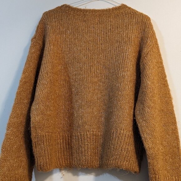 H&M Wollen/Alpaca Blend Brown Sweater- Size US-XS - Picture 5 of 6